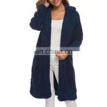 Autumn and Winter Cotton Jacket Ladies European and American Lamb Wool Winter Long Lamb Wool Korean Winter Jacket Women