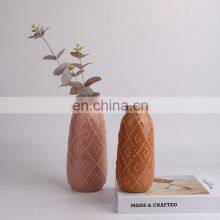K&B High Quality White Sublimation Modern Home Flower Vase Design Decor Ceramic thumbnail-3
