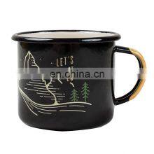 Customized Logo Printing Factory Steel Metal Enamel Cup Set for Promotion thumbnail-3