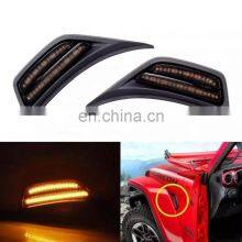 JL1218 ABS Yellow Wheel Eyebrow Light for Jeep JL 2018+ Fender Flares Lantsun thumbnail-2