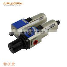 GFC Airtac Type FRL Air Filter Regulator Lubricator Unit Combination Two Union thumbnail-3