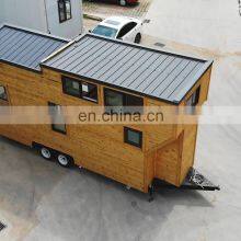 Prefab Mini Movable Mobile Modular Homes Field Site Office Trailer Tiny House On Wheels For Sale thumbnail-5