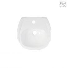 CUPC Bathroom 30 Inches 77cm Rectangle Ceramic Pedestal Sink With Backsplash thumbnail-2
