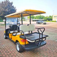 New Electric Golf Cart Park Community Sightseeing Car 4+2 Seats thumbnail-5
