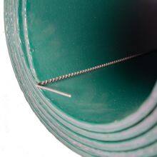 Urethane Covered Wire Mesh Coil Wrapper Belt thumbnail-2