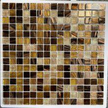 Foshan New Popular Decorative Building Material Blue Swimming Pool Glossy Crystal Glass Mosaic thumbnail-4