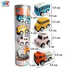 XINYU 1:64 Diecast Car Fire Fighting Taxi Bus Children Cars Toy Pullback thumbnail-5