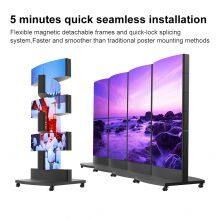 Double-sided Mechanical Rotating LED Advertising Machine; Indoor LED Poster Screen; Full-color LED Display Screen; Shopping Mall Mirror Screen. thumbnail-5