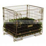 Bulk and Returnable PET preform cap storage Wire metal cage