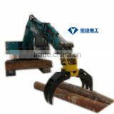 5 Ton Sunward Excavator Grapple, Hydraulic Grapple, Rotating Grapple, Grabs, Woods Log Grapple thumbnail-1