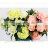 High-end European Head of Sichuan March 12 Roses Simulation Plants Plastic Artificial Flowers Yiwu Simulation Flower Wholesale m thumbnail-1