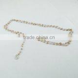 Pink Opal !! Pettie Love 925 Sterling Silver Necklace, Silver Jewellery, Vintage Silver Jewellery thumbnail-5