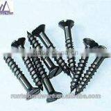 Alloy Steel Black Flat Head Wooden Screw Bolts