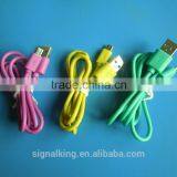 Factory Wholesales UL Certified Colorful Micro USB Cable Wires And Cables Electrics USB Charger Cable For Smart Phone 50CM thumbnail-3