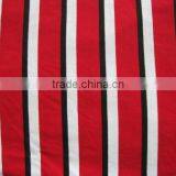 21s 180gsm 100% cotton stripe interlock knit fabric