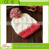 OEM High Quality China Sale Knitted Jacquard Woven Beanie Winter Hats thumbnail-3