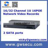 Gwsecu 16CH 1U 16PoE Network Video Recorder KD-Z3516NH-16P