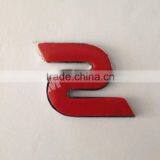 Custom Free Sample 3D Outdoor Decorative Zinc Alloy Chrome Logo Metal Car Badge Emblem With Enamel thumbnail-4
