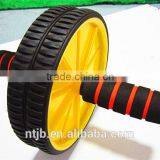 New 2015 Detachable Ab Body Shaper Wheel Roller Abdominal Roller With Free Knee Pad Power Wheel thumbnail-1
