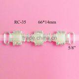 Stock Hot Selling Pearl Rhinestone Connector for Headband/hairwear(RC-35) thumbnail-1