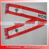 130*14cm Double Layeres Portugal Satin Scarf thumbnail-3