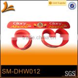 SM-DHW012 silicone slap band, silicone snap band.