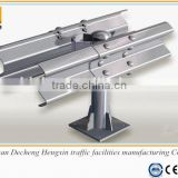 hot rolled highway Q235 steel safety barrier for w-beam,spaying plastic guardrail