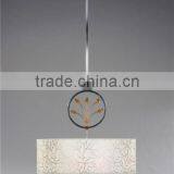 2015 Classical White Modern Fabric Shade Pendant Lamp Lighting Fixture thumbnail-4