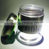 High Quality Stainless Steel Glass Stortage Jar With Plastic Lid thumbnail-2