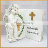 Native Resin Angel Figurines With Book