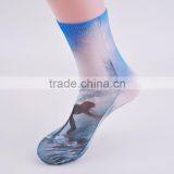 Hot Sale Lady's Sublimation Crew Socks Fashion Printing Socks