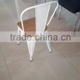 Adeco Stackable Industrial Chic Style Dining Cafe Lounge Bistro Chair thumbnail-4