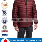 Custom made ultra-lightweight two-way zip front best down jacket brand