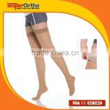 Medical Compression Stocking--- A6-011 Ultra Comfort Thigh High Close Toes w/ Silicone Band