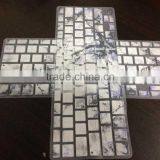 White Marble 0.3MM Silicone Keyboard Skin for Laptop Keyboard thumbnail-5