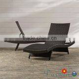 Patio Furniture Rattan Wicker Folding Sun Lounger for Sales thumbnail-1