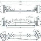 Truck axle 51100 D3020