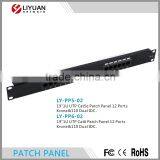 LY-PP5-02 CAT5E/CAT6 12 Ports Patch Panel UTP PATCH PANEL