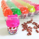 Red Bean candy toy in plastic bottle toy candy
