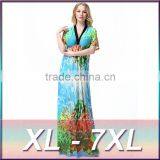 2016 New Bohemia Beach Skirt Bat Sleeve Dress thumbnail-1