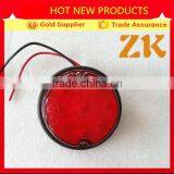 Diameter 6cm Red Led Side Turn Signal Light for Truck Trailer