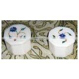 Octagonal Marble White Box