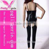 Party Dress Sexy Leather Dress for Girl thumbnail-3