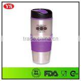 16oz Double Wall Insulated Silicone Stainless Steel Mug thumbnail-6