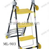 High quality steel trolley ladder with EN131