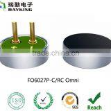 Omni-directional ECM Electret Condenser Microphone Component ,Capsule Tube Mini Microphone