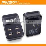 Wholesale PNGXE Branded 5V 5A 4 Port Usb Charger, Portable Mobile Phone Charger thumbnail-4