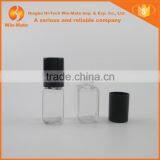 Square Small Plastic Container With Black Cap Cosmetic Empty Nail Polish Case thumbnail-1