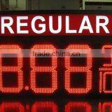 Outdoor Waterproof Wireless 12 Inch 88.88 Led Fuel Price Sign Display For Station Panel