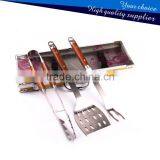 High Quality 3 Piece Cast Iron BBQ Grill Tool Set SS-BBQ106 thumbnail-3